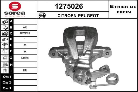 SNRA 1275026 - Bremžu suports autodraugiem.lv