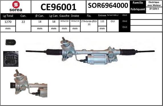 SNRA CE96001 - Stūres mehānisms autodraugiem.lv