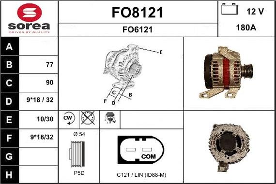 SNRA FO8121 - Ģenerators autodraugiem.lv