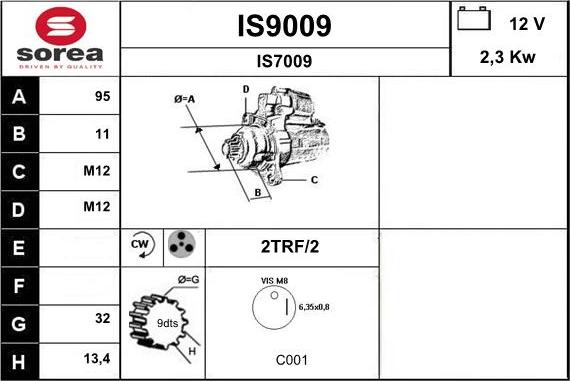 SNRA IS9009 - Starteris autodraugiem.lv