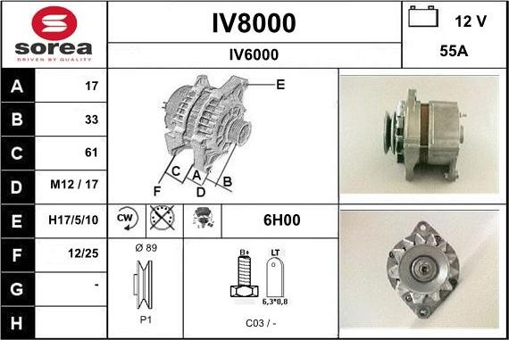 SNRA IV8000 - Ģenerators autodraugiem.lv