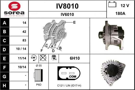 SNRA IV8010 - Ģenerators autodraugiem.lv