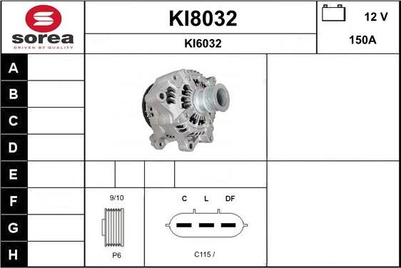 SNRA KI8032 - Ģenerators autodraugiem.lv