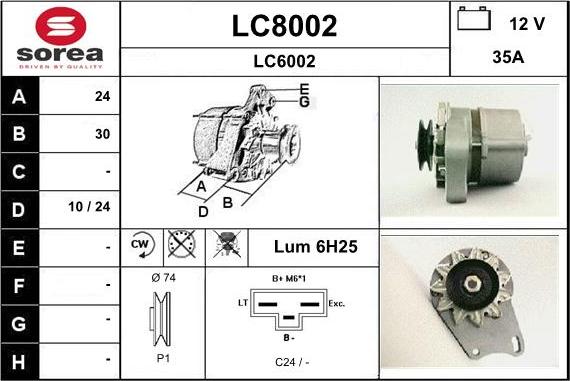 SNRA LC8002 - Ģenerators autodraugiem.lv