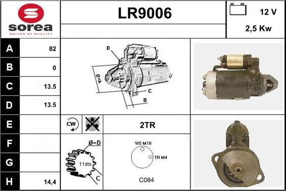 SNRA LR9006 - Starteris autodraugiem.lv