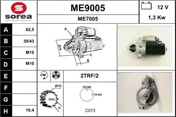 SNRA ME9005 - Starteris autodraugiem.lv