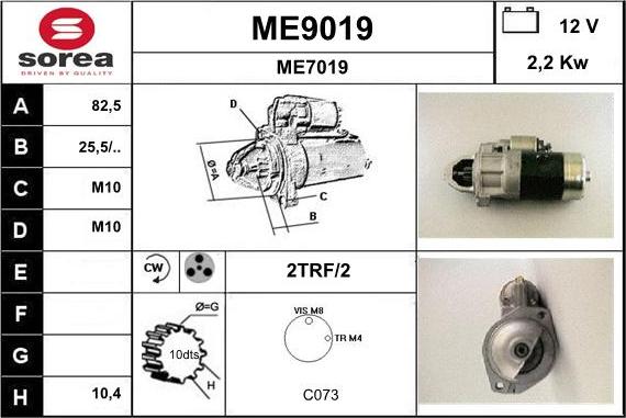 SNRA ME9019 - Starteris autodraugiem.lv