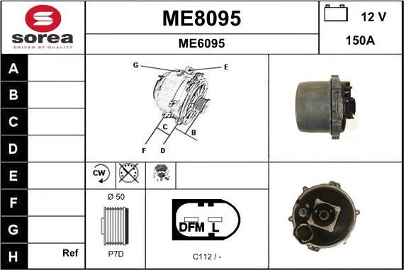 SNRA ME8095 - Ģenerators autodraugiem.lv