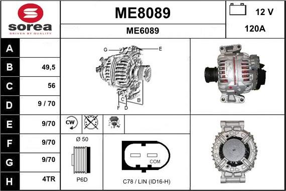 SNRA ME8089 - Ģenerators autodraugiem.lv