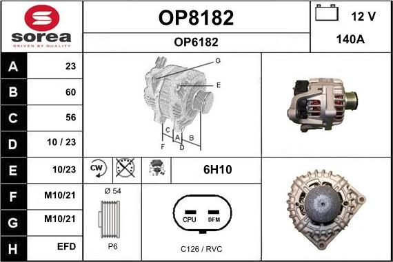 SNRA OP8182 - Ģenerators autodraugiem.lv