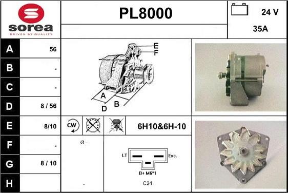 SNRA PL8000 - Ģenerators autodraugiem.lv
