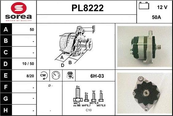 SNRA PL8222 - Ģenerators autodraugiem.lv