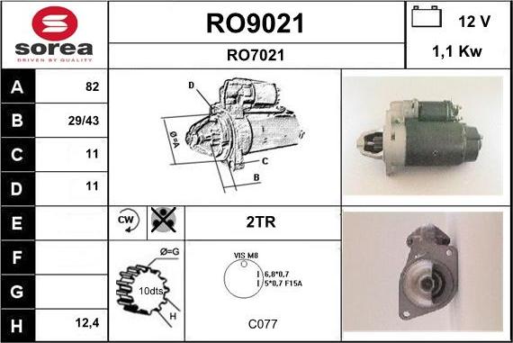 SNRA RO9021 - Starteris autodraugiem.lv