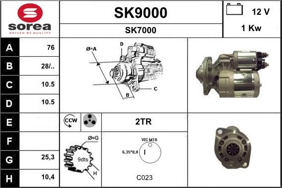 SNRA SK9000 - Starteris autodraugiem.lv