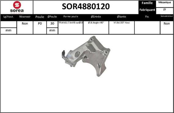 SNRA SOR4880120 - Hidrosūknis, Stūres iekārta autodraugiem.lv