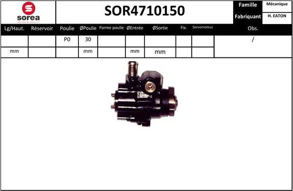 SNRA SOR4710150 - Hidrosūknis, Stūres iekārta autodraugiem.lv