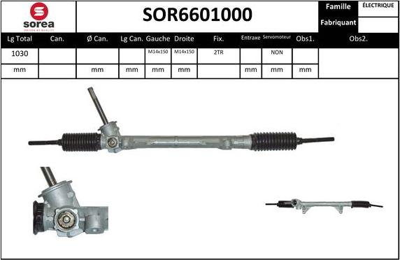 SNRA SOR6601000 - Stūres mehānisms autodraugiem.lv