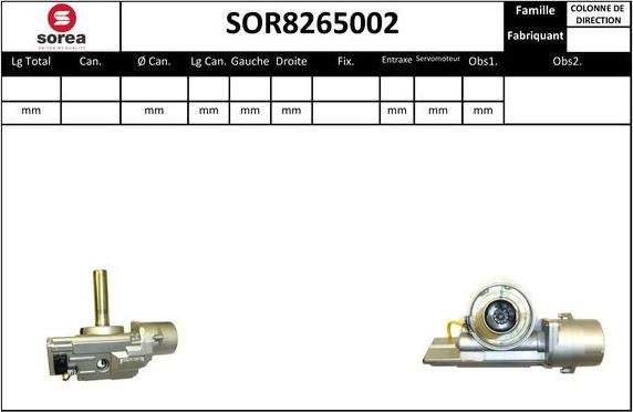 SNRA SOR8265002 - Stūres statne autodraugiem.lv