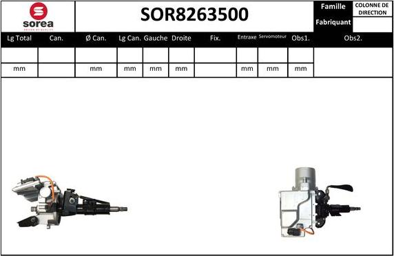 SNRA SOR8263500 - Stūres statne autodraugiem.lv