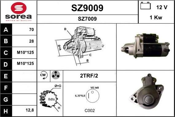 SNRA SZ9009 - Starteris autodraugiem.lv