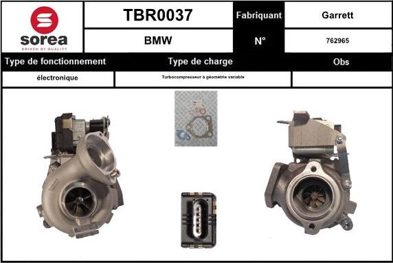 SNRA TBR0037 - Kompresors, Turbopūte autodraugiem.lv