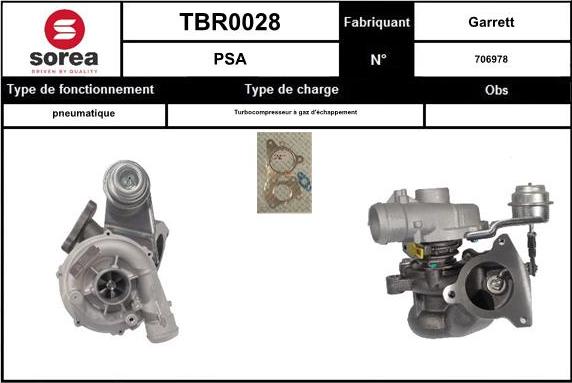 SNRA TBR0028 - Kompresors, Turbopūte autodraugiem.lv