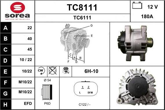 SNRA TC8111 - Ģenerators autodraugiem.lv