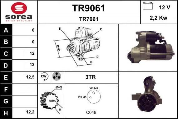 SNRA TR9061 - Starteris autodraugiem.lv