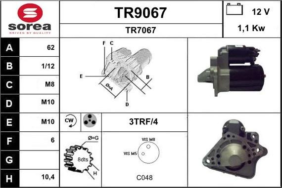 SNRA TR9067 - Starteris autodraugiem.lv