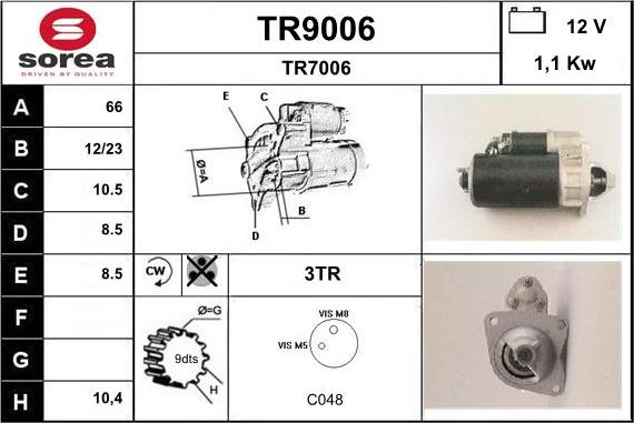 SNRA TR9006 - Starteris autodraugiem.lv