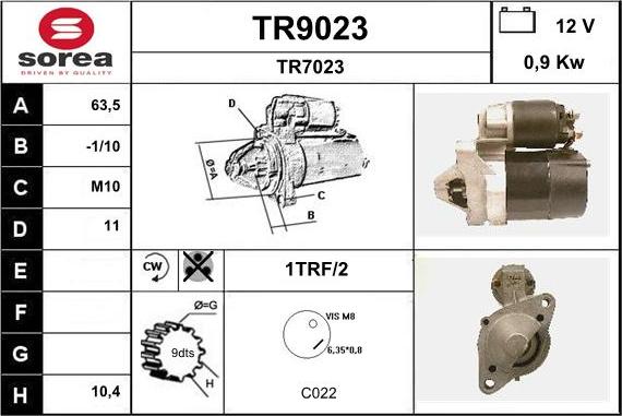 SNRA TR9023 - Starteris autodraugiem.lv