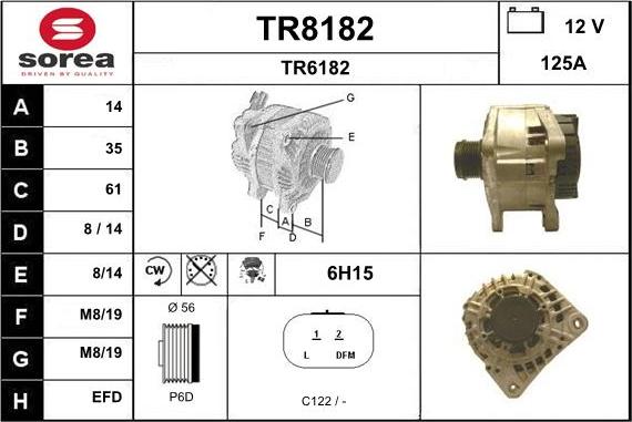 SNRA TR8182 - Ģenerators autodraugiem.lv