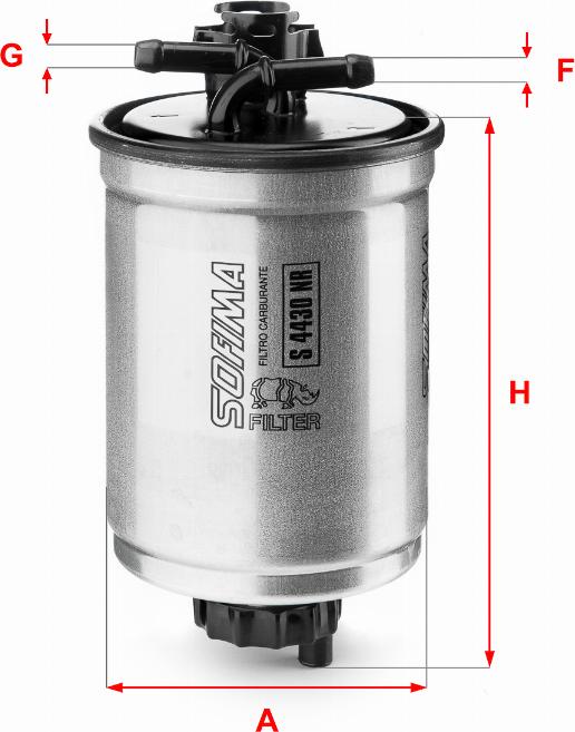 Sofima S 4430 NR - Degvielas filtrs autodraugiem.lv