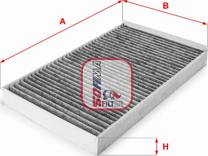 Sofima S 4145 CA - Filtrs, Salona telpas gaiss autodraugiem.lv
