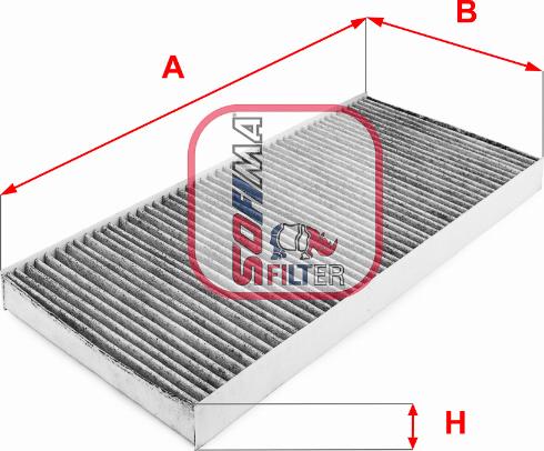 Sofima S 4146 CA - Filtrs, Salona telpas gaiss autodraugiem.lv