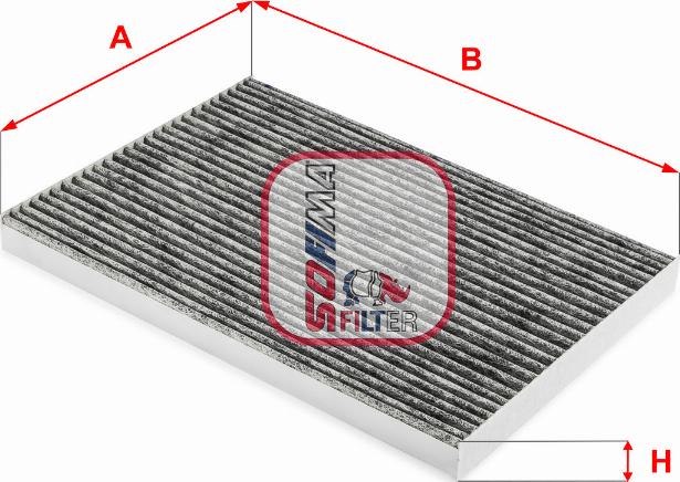 Sofima S 4268 CA - Filtrs, Salona telpas gaiss autodraugiem.lv