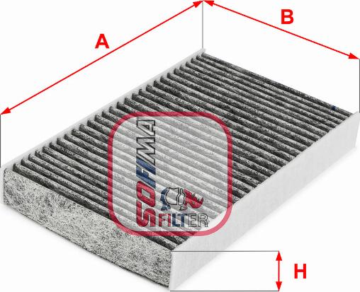 Sofima S 4285 CA - Filtrs, Salona telpas gaiss autodraugiem.lv