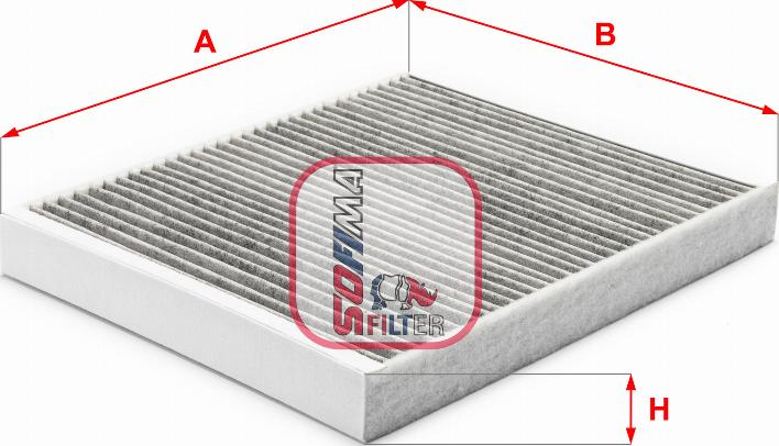Sofima S 4230 CA - Filtrs, Salona telpas gaiss autodraugiem.lv