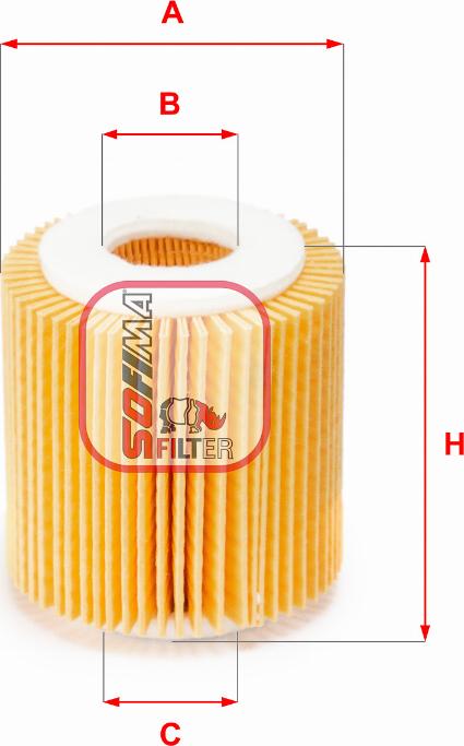Sofima S 5056 PE - Eļļas filtrs autodraugiem.lv