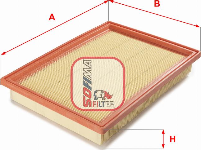 Sofima S 0502 A - Gaisa filtrs autodraugiem.lv