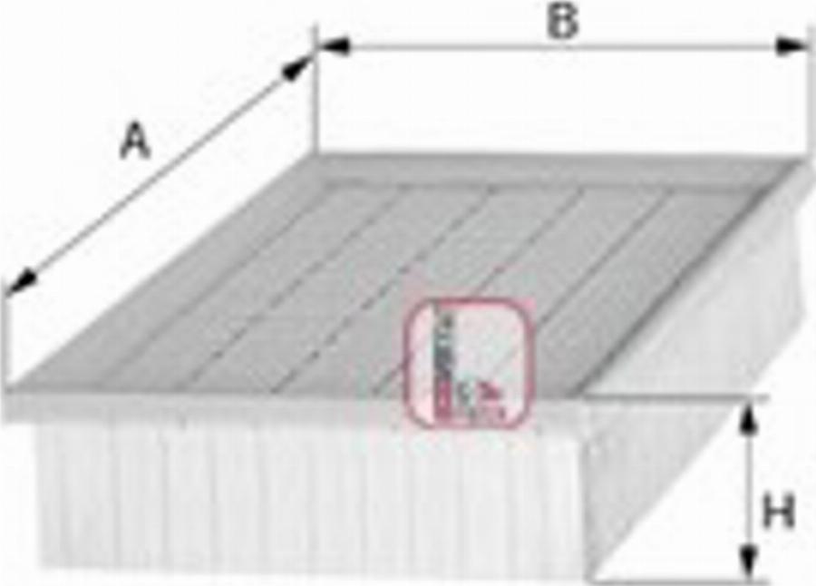 Sofima S 0530 A - Gaisa filtrs autodraugiem.lv
