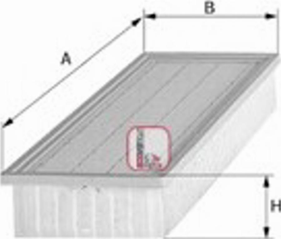 Sofima S 0120 A - Gaisa filtrs autodraugiem.lv