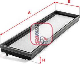 Sofima S 3437 C - Filtrs, Salona telpas gaiss autodraugiem.lv