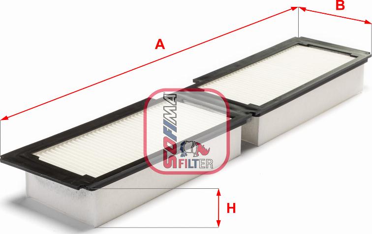 Sofima S 3055 C - Filtrs, Salona telpas gaiss autodraugiem.lv