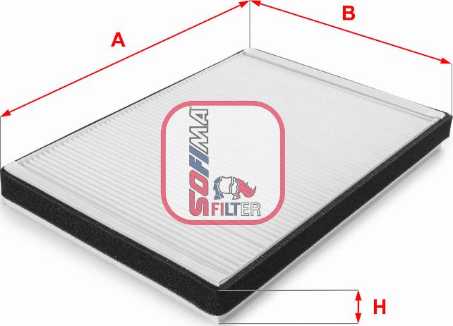 Sofima S 3064 C - Filtrs, Salona telpas gaiss autodraugiem.lv