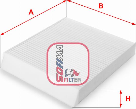 Sofima S 3087 C - Filtrs, Salona telpas gaiss autodraugiem.lv