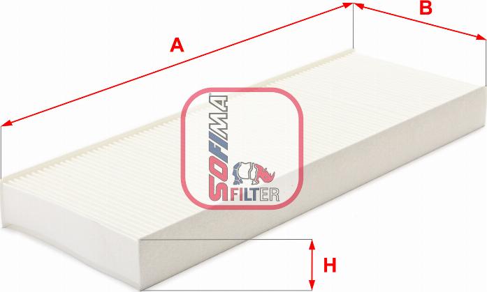 Sofima S 3072 C - Filtrs, Salona telpas gaiss autodraugiem.lv