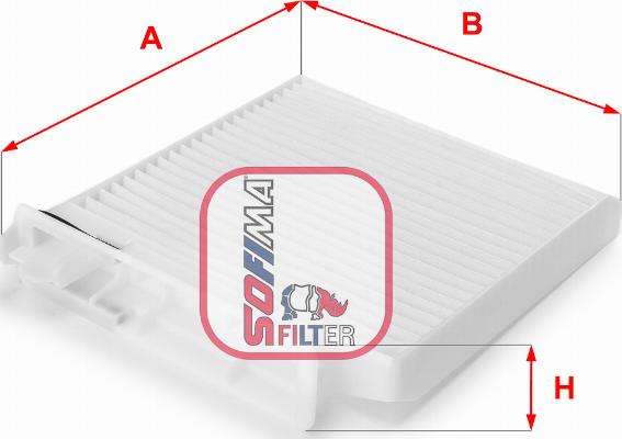 Sofima S 3104 C - Filtrs, Salona telpas gaiss autodraugiem.lv