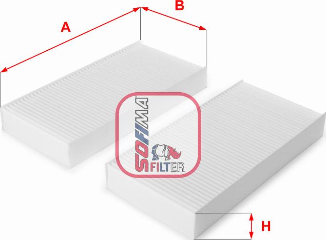 Sofima S 3108 C - Filtrs, Salona telpas gaiss autodraugiem.lv