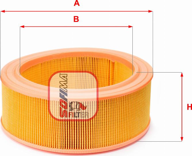 Sofima S 3330 A - Gaisa filtrs autodraugiem.lv